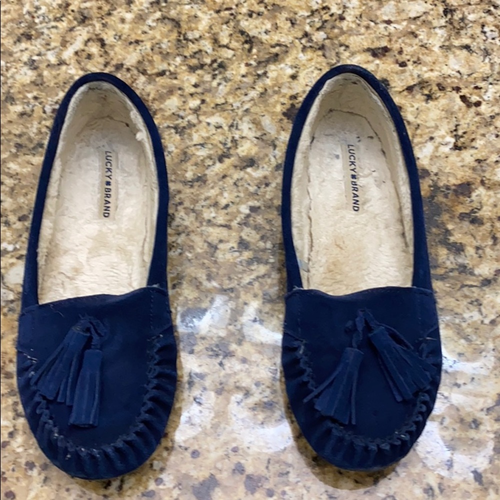Navy Lucky Brand Shoes 👟 9.5 inner wool.